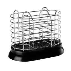 Ociekacz na sztućce z podstawką 0005 czarny