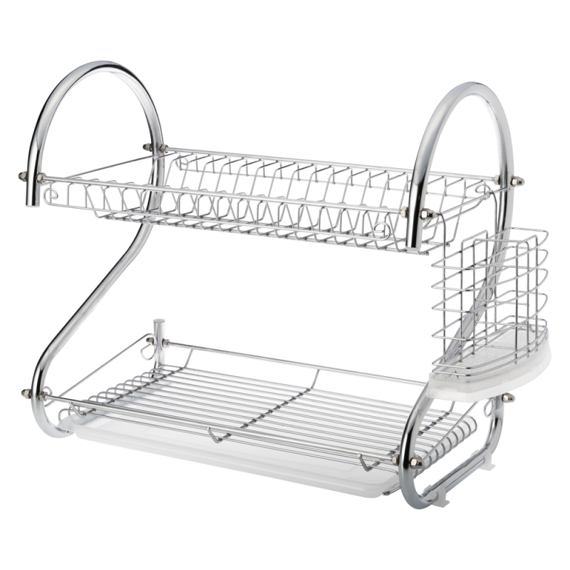 Suszarka do naczyń silikonowa 2 poziomowa CAMELIA 27084 biały