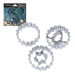 Wykrawaczki do ciastek z dziurką BN 3 sztuki 19693