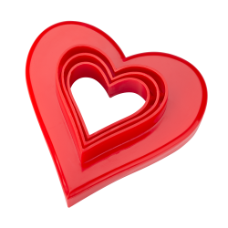 Wykrawaczki dwustronne SERCE 3 sztuki 31145