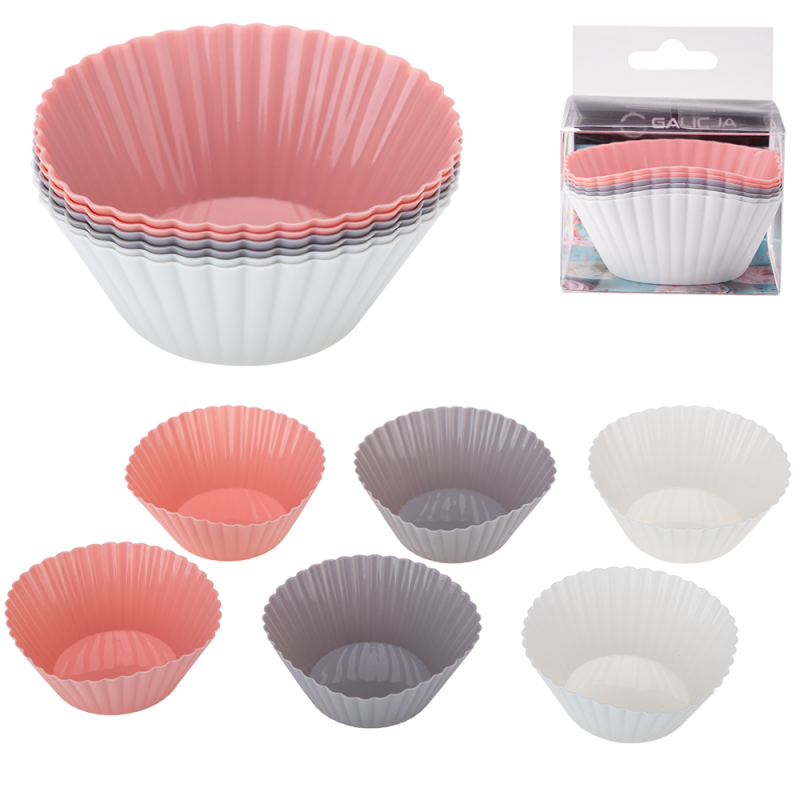 Komplet foremek silikonowych PRACTICO 6 sztuk 19754