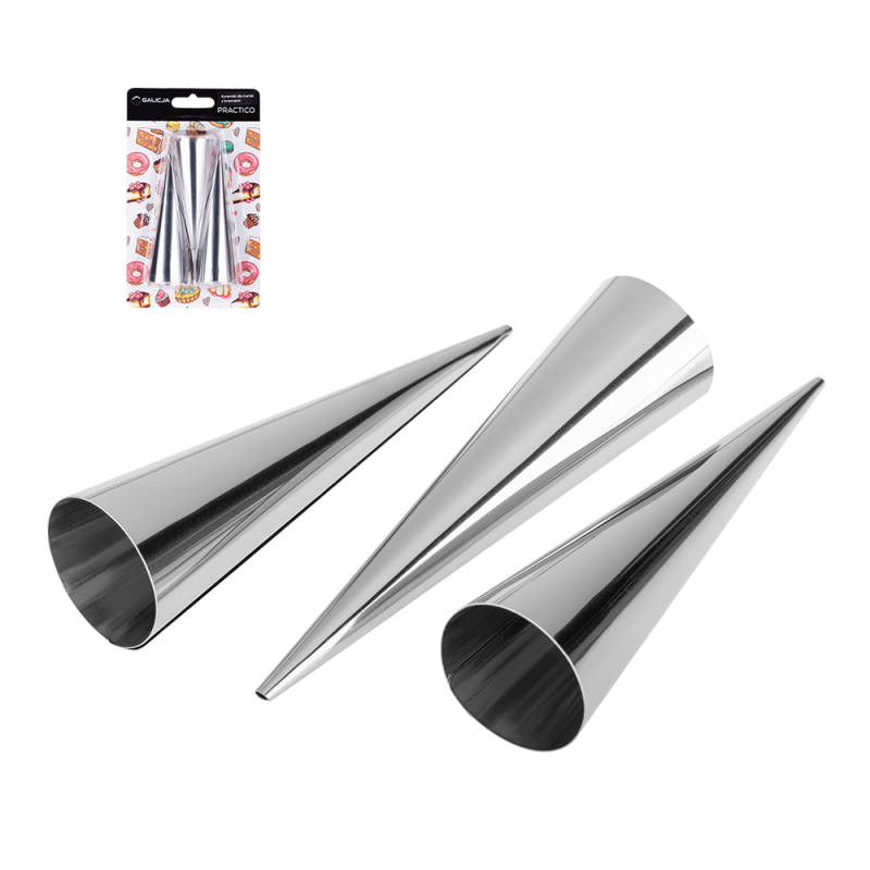 Komplet foremek do rurek z kremem PRACTICO 3 sztuki 19600