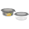 KEEP IT FRESH Pojemnik ze szkła żaroodpornego 950ml (okrągły) 51482 wz. GREY