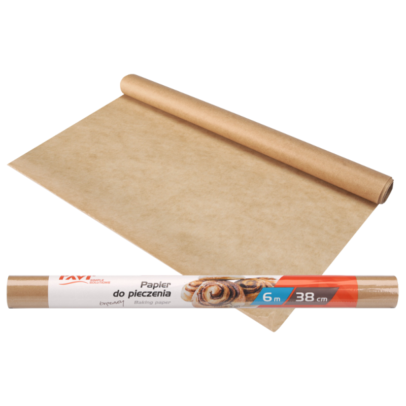 Papier do pieczenia brązowy 6mx38cm rolka  10393