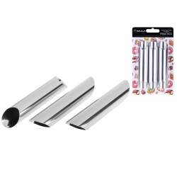 Komplet prostych foremek do rurek z kremem PRACTICO 3 sztuki 19594