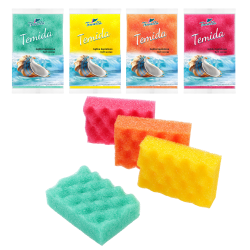 Gąbka kąpielowa TEMIDA 1 szt. 00594  mix kolorów