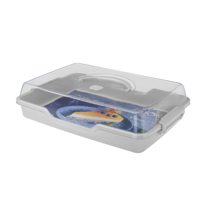 Pojemnik na ciasto COOKIE 43,5x29,5cm 06501 szary