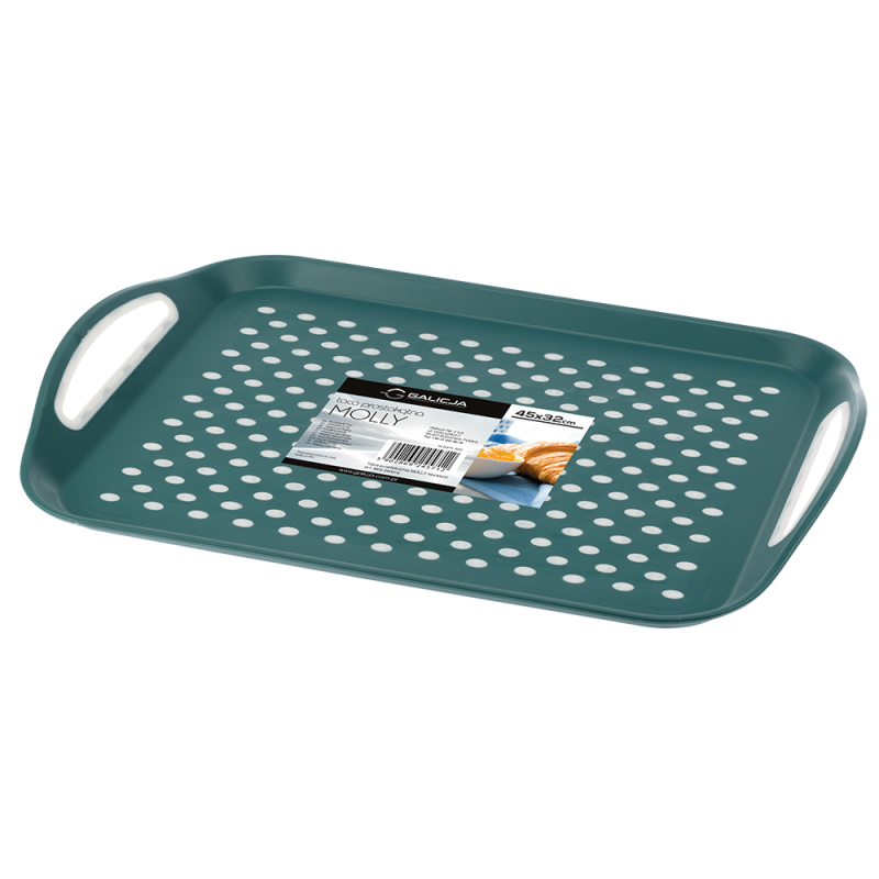 Taca prostokątna MOLLY 45x32cm 8872 zielony 