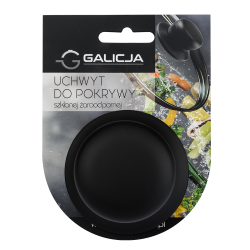 Silikonowy uchwyt do pokrywy szklanej 4121 czarny