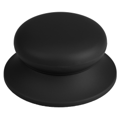 Silikonowy uchwyt do pokrywy szklanej 4121 czarny