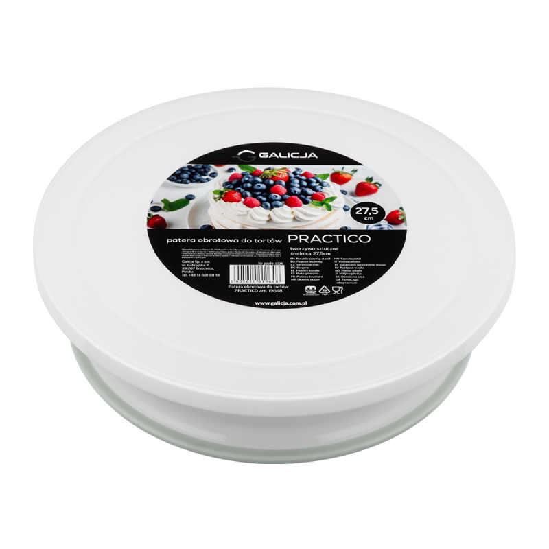 Patera obrotowa do tortów PRACTICO 27,5cm 19648