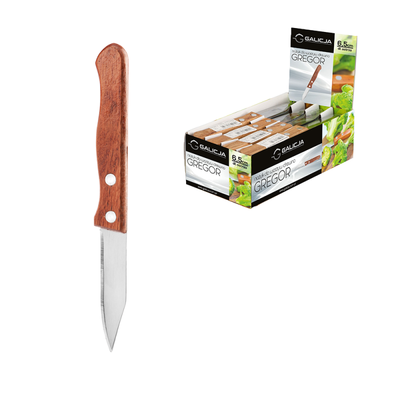 Nożyk do drewniany GREGOR 15,5cm 1735 (display 20 sztuk)