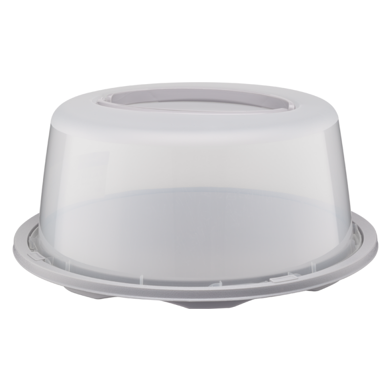 Pojemnik na ciasto okrągły KALINKA 35x35x16cm 28570 taupe