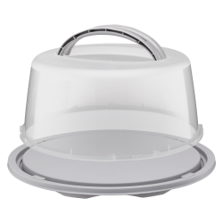 Pojemnik na ciasto okrągły KALINKA 35x35x16cm 28570 taupe