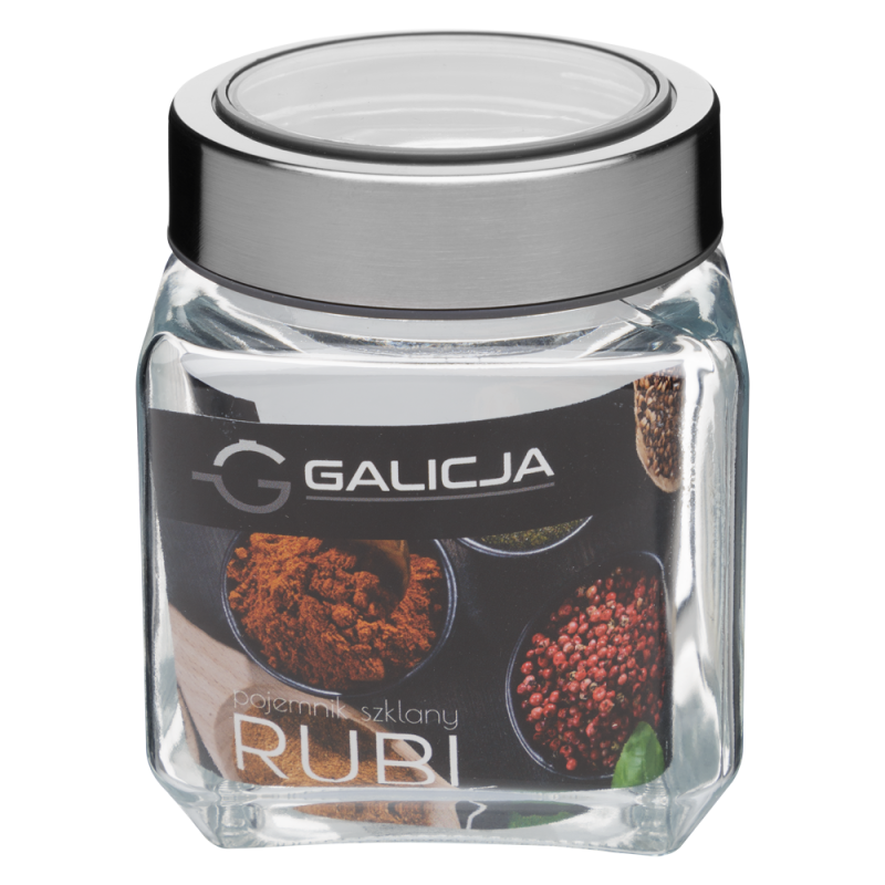 Pojemnik RUBI 500ml 27005 szary $