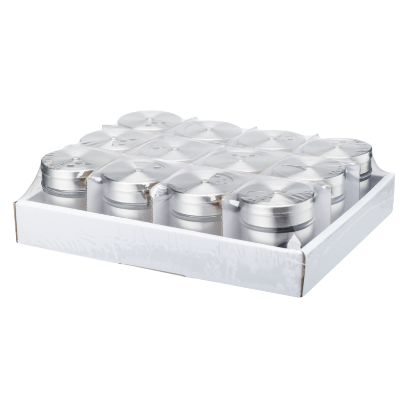 Pojemnik JASPER STAL 55ml 14803 (tacka 12 sztuk)