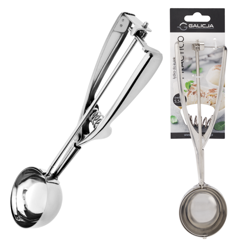Łyżka do kulek nierdzewna PRACTICO 5,5cm 20621 !