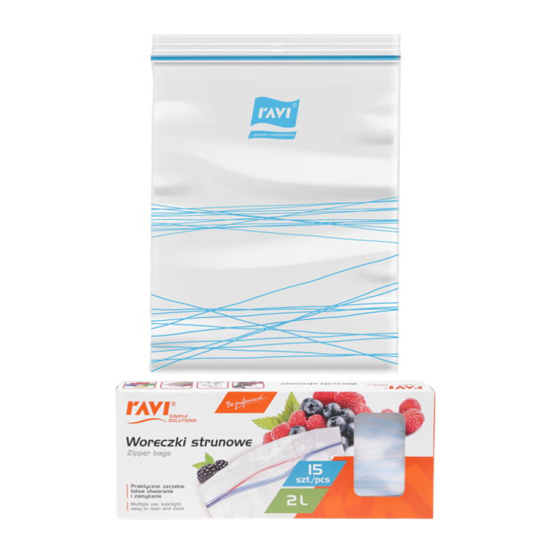 Woreczki strunowe 2L, 15szt.  00215 !