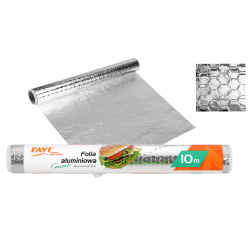 Folia aluminiowa tłoczona 10mx28,5cm rolka 00138 !