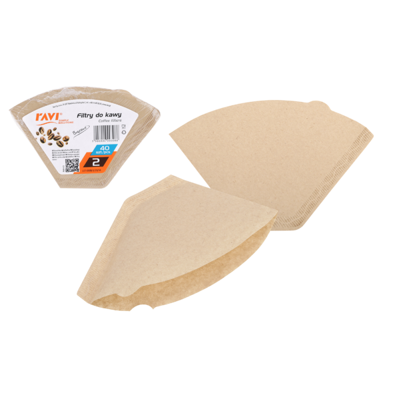 Filtry do kawy 2 folia 40szt 00308