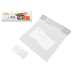 Woreczki do zamrażania z klipsami 1L 18x25cm, 25 szt.  00206