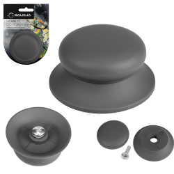 Silikonowy uchwyt do pokrywy szklanej 4121 szary