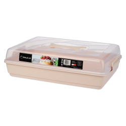 Pojemnik na ciasto BISCOTTI 44x30x13cm 7852 róż 