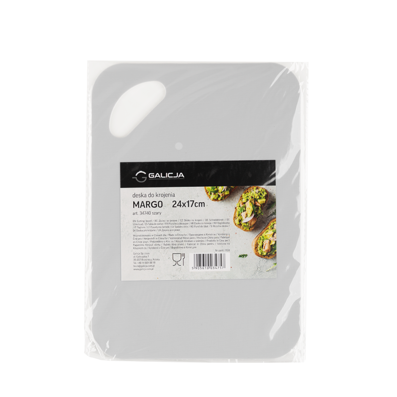 Deska do krojenia MARGO 24x17cm 34740 szary