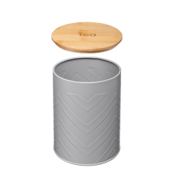 Pojemnik metalowy GOMERO TEA 32197 szary