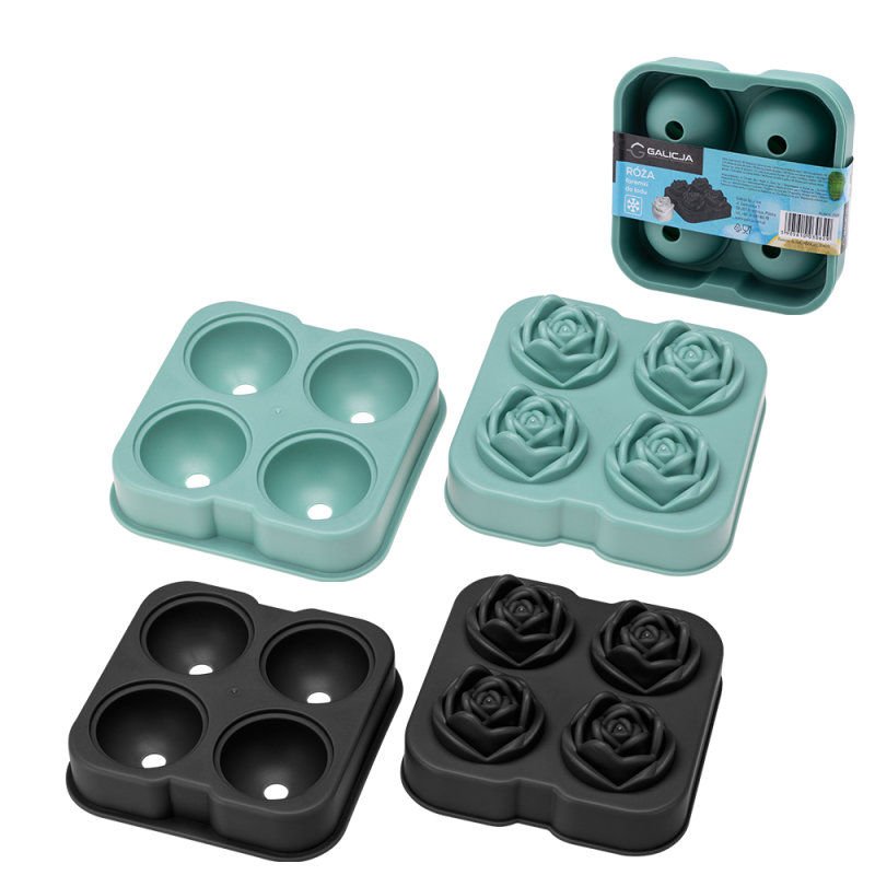 Foremki do lodu RÓŻA 30629