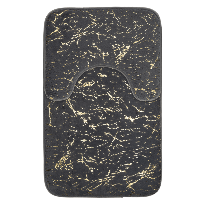 Komplet dywaników łazienkowych MARLENE 50x80/50x40cm 2 elementy 29046 szary ciemny