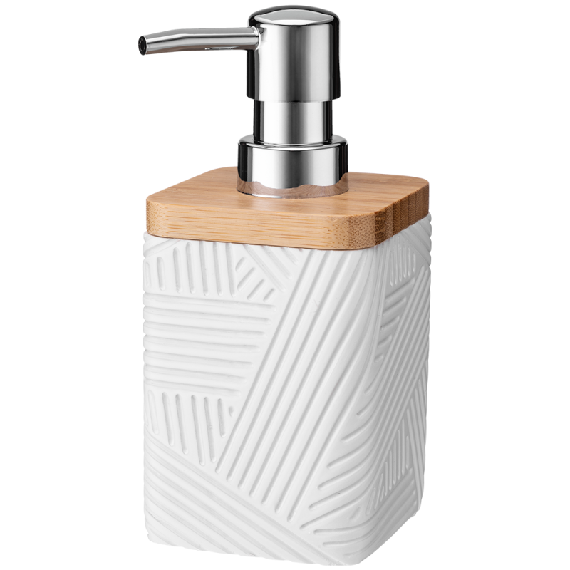 Dozownik na mydło CAMINO kwadratowy 08833 biały