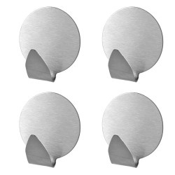 Komplet wieszaków samoprzylepnych okrągłych NIKO 4 sztuki 20142