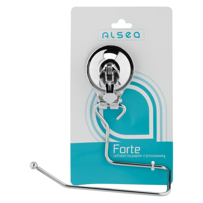 Uchwyt na papier toaletowy z przyssawką FORTE 9123