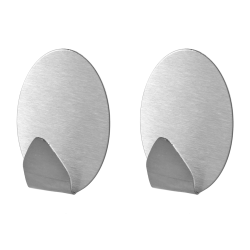 Komplet wieszaków samoprzylepnych owalnych NIKO 2 sztuki 20141
