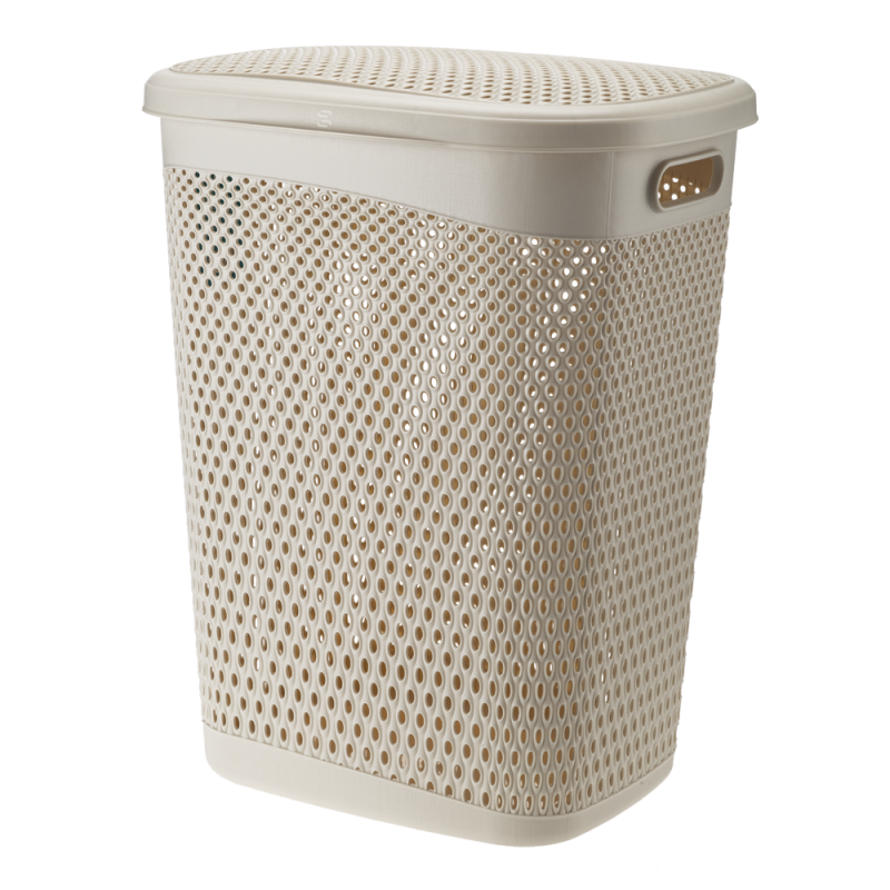 Kosz na bieliznę ORION 55l 02893 beżowy
