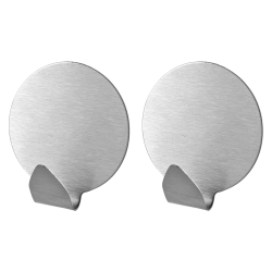 Komplet wieszaków samoprzylepnych okrągłych NIKO 2 sztuki 6470