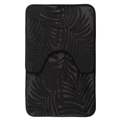 Komplet dywaników łazienkowych FLORYDA 50x80/50x50cm 2 elementy 29360 czarny