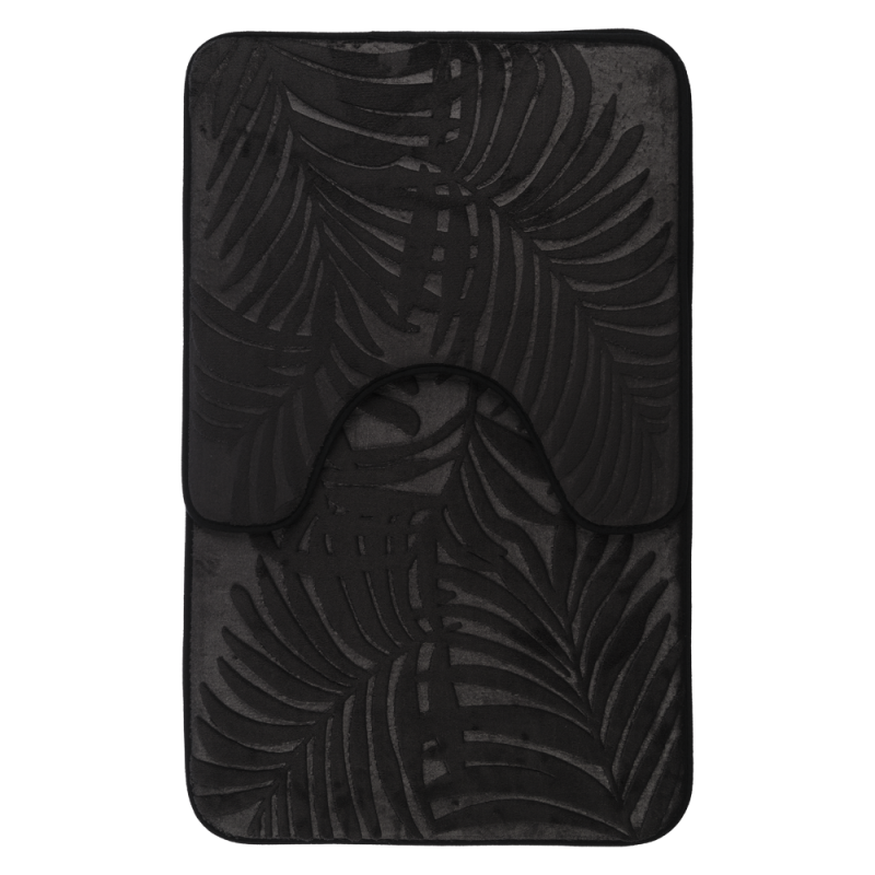 Komplet dywaników łazienkowych FLORYDA 50x80/50x50cm 2 elementy 29360 czarny