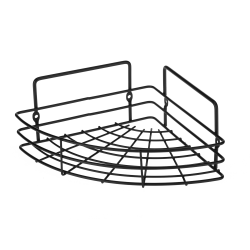 Półka narożna 1 poziomowa BLACK 07010