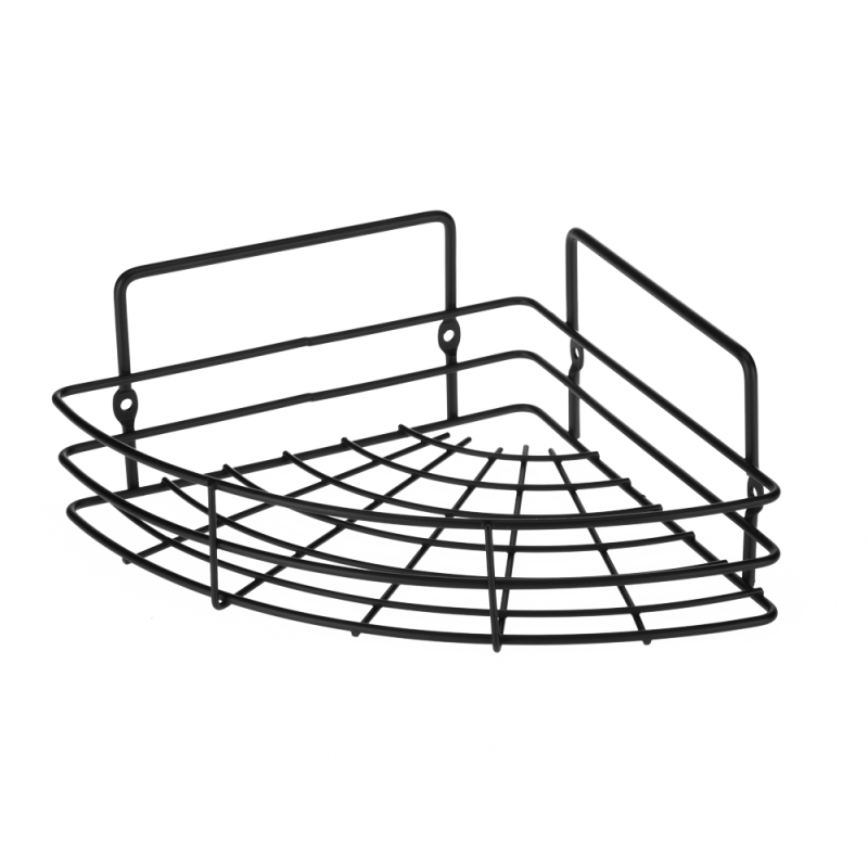 Półka narożna 1 poziomowa BLACK 07010