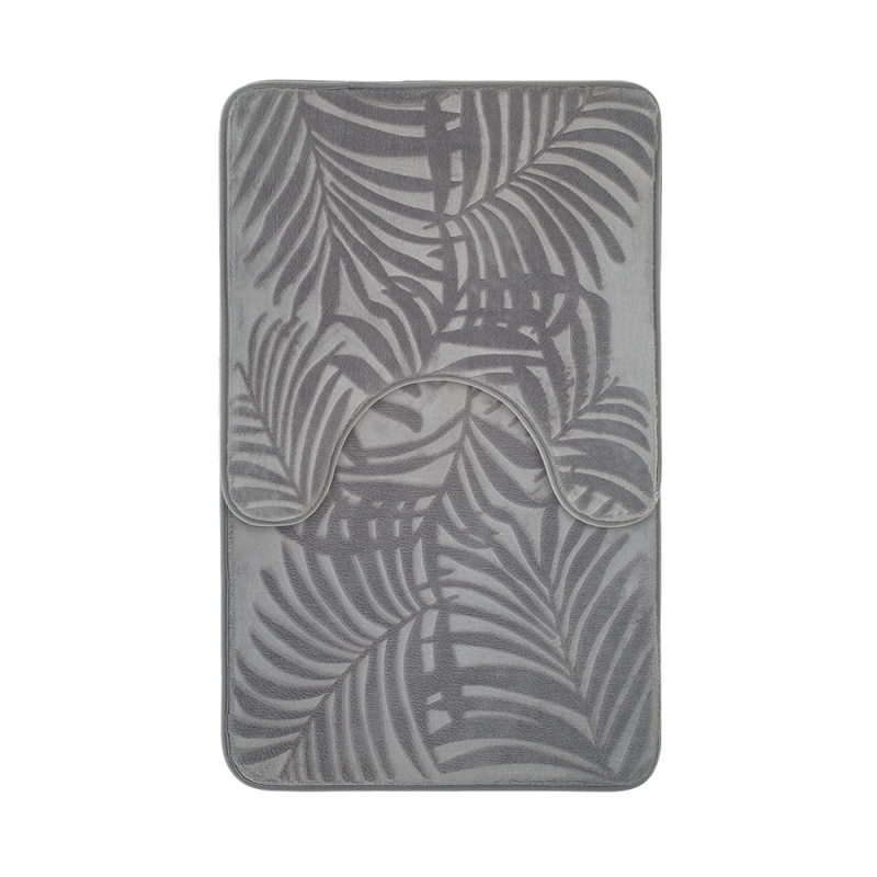 Komplet dywaników łazienkowych FLORYDA 50x80/50x50cm 2 elementy 29360 szary