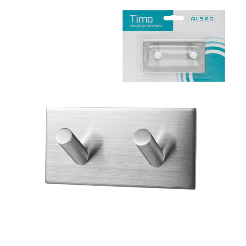 Wieszak samoprzylepny prostokątny TIMO 2 6444 