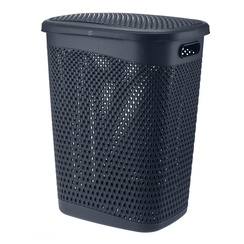 Kosz na bieliznę ORION 55l 02893 szary