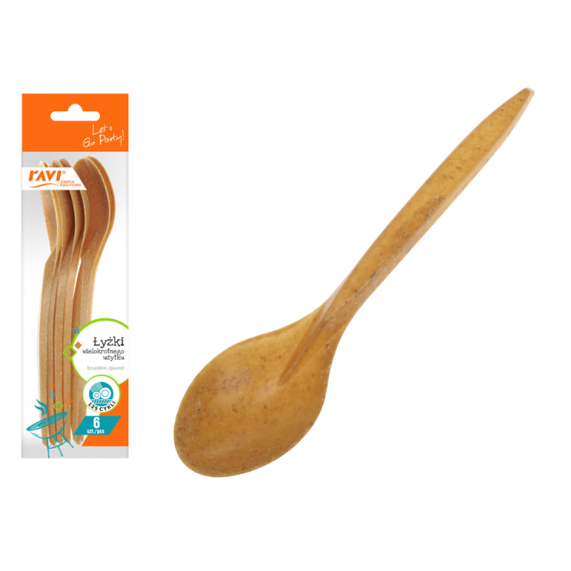 NJ Łyżki wielokrotnego użytku 6 szt. 81327