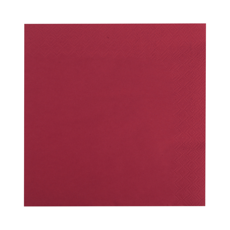 Serwetki jednokolorowe ELEGANCE 20szt., 20305 bordowe