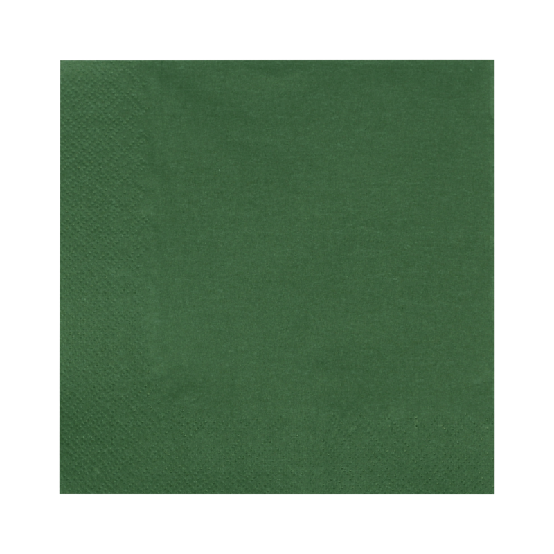 Serwetki jednokolorowe ELEGANCE 20szt., 20396 zielone