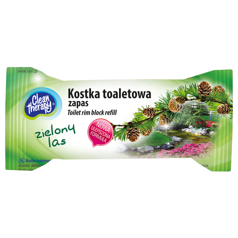 CT Kostka toaletowa zapas 40g ZIELONY LAS  01936