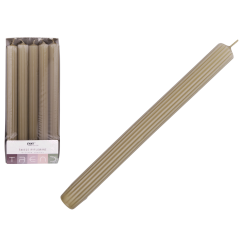 Świeca Ryflowana TREND 22/240 72014 kaszmirowy wz1