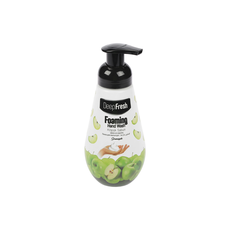 DF Pianka do mycia rąk z dozownikiem 400 ml Zielone jabłuszko